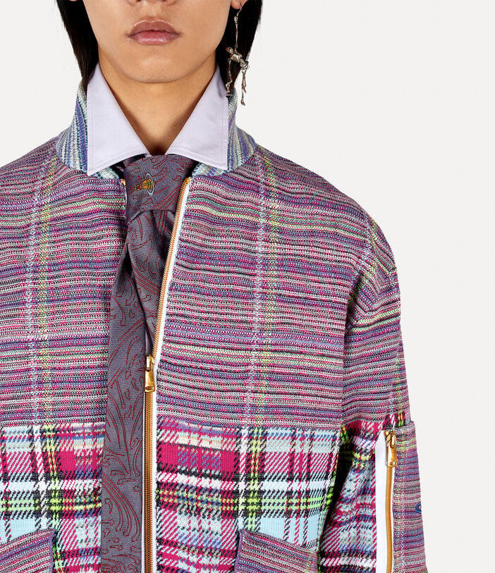 Vivienne Westwood TARTAN BOMBER JACKET